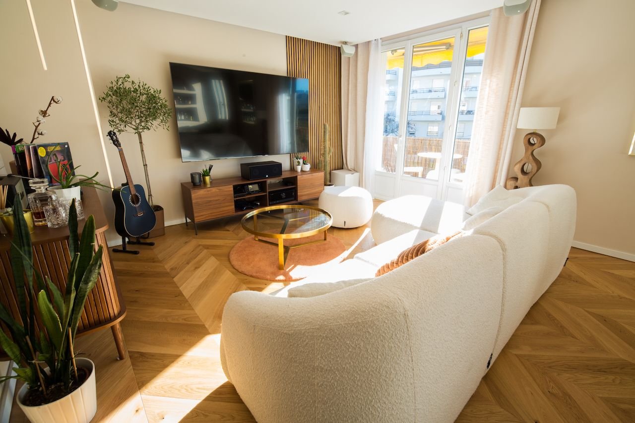 Séjour après rénovation